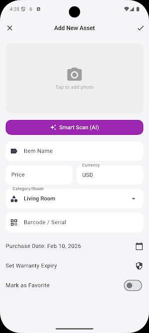 Itemize Screenshot 1