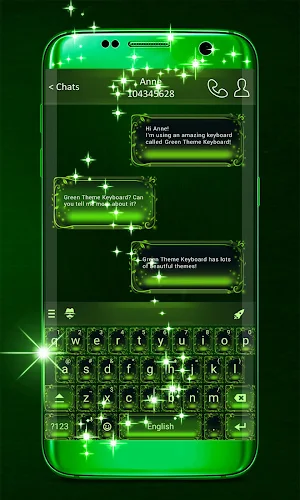 Green Theme Keyboard screenshot 1