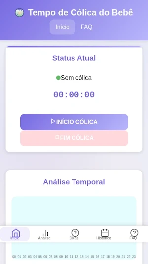 Tempo de Cólica do Bebê Screenshot 0
