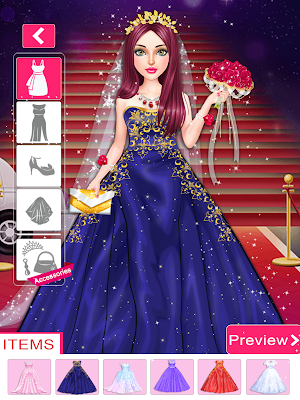 Model  Wedding  Dress Up: Fashion  Bride  Makeover Screenshot 2