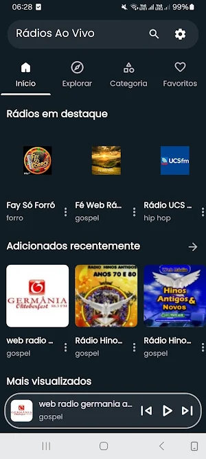 Rádios Ao Vivo Jd Screenshot 0