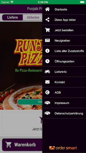 Punjabi Pizza Lieferservice Screenshot 3