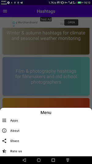 All hashtags for Social Networ Screenshot 3