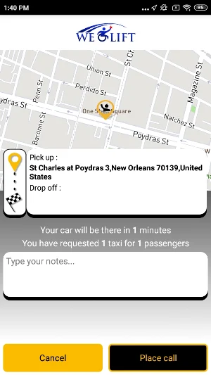 WELIFT RIDESHARE Screenshot 2