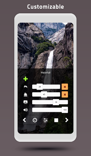 Aquatic Sounds - Rain & Nature & Relaxation Screenshot 3