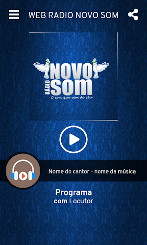 web radio novo som Screenshot 1