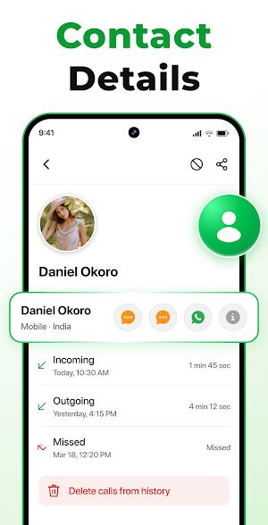 Phone calls - Contacts Screenshot 3