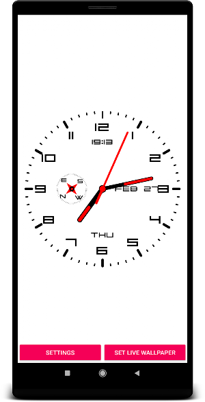 Clock Live Wallpaper Screenshot 1