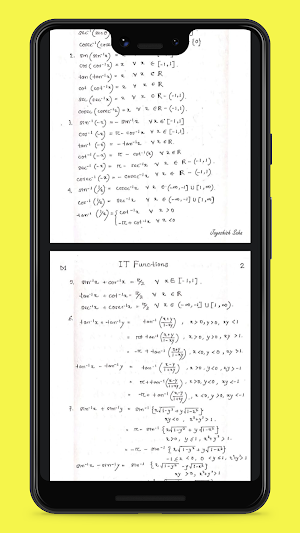 JEE Handwritten Notes Screenshot 0