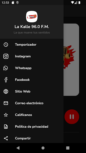 La Kalle 96.0 F.M. Screenshot 2
