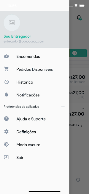 Five - Entregador Screenshot 1