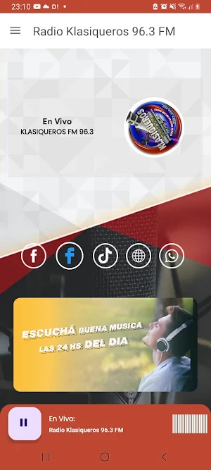 Radio Klasiqueros 96.3 FM Screenshot 2