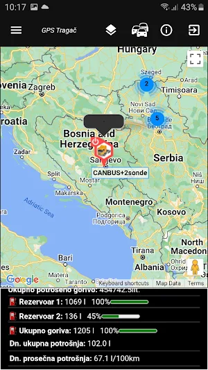 GPS Tragač Screenshot 2