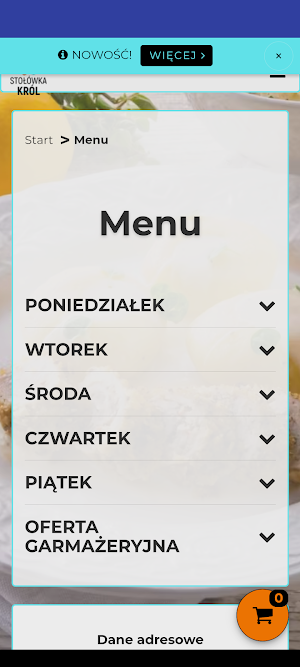 Stołówka Król Screenshot 0