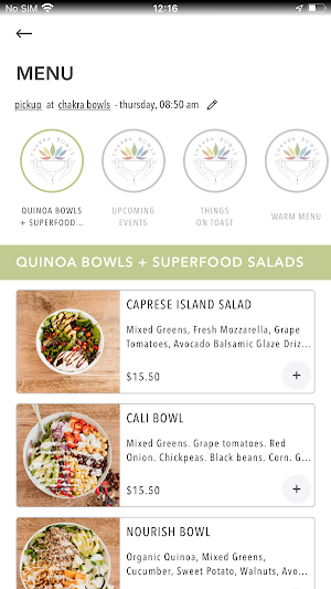 Chakra Bowls Cafe Screenshot 2