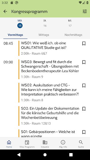 17. Hebammenkongress Screenshot 1