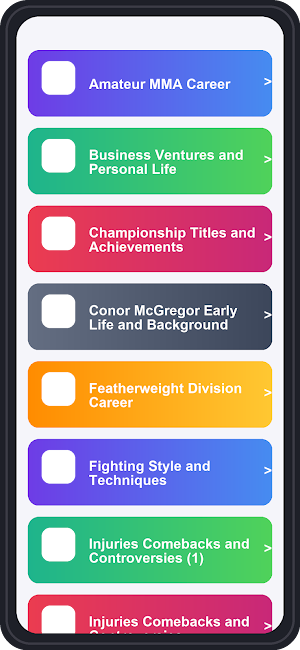 Conor McGregor Trivia Quiz Screenshot 0
