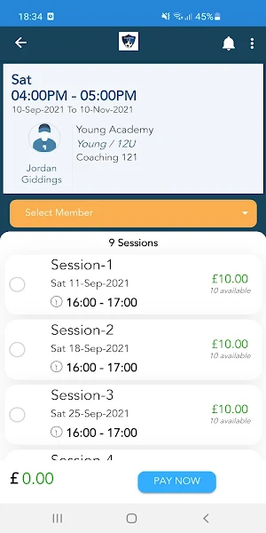 Coaching 121 Screenshot 1