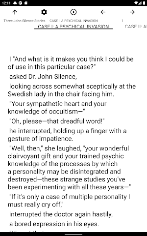 Book, Three John Silence Stori Screenshot 3