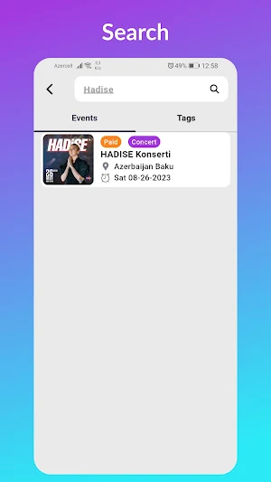 Horizonno - Explore Events Screenshot 2