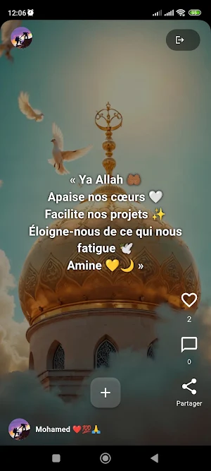 Islam Threads - Partage et Foi Screenshot 0