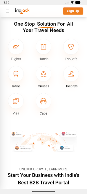 TripJack Screenshot 1