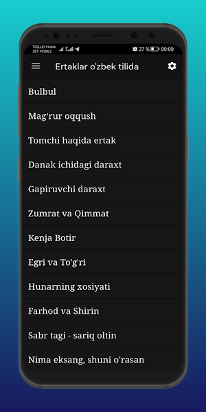 Ertaklar o'zbek tilida Screenshot 2