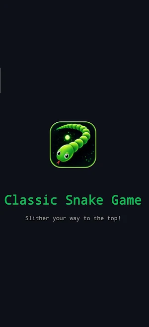 Classic Snake Game Screenshot 1
