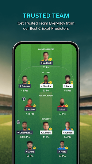 Fantasy Team 11 & Live Score Screenshot 3