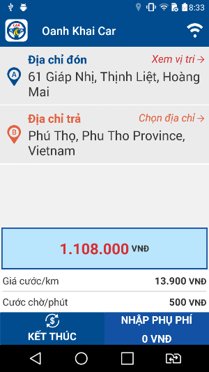 Lái Xe Oanh Khải Car Screenshot 3