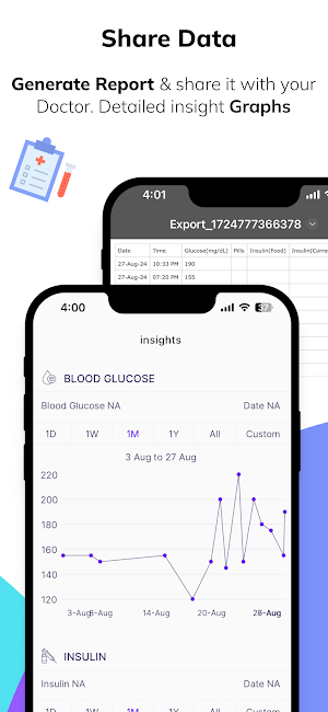 Blood Sugar Diabetes Tracker Screenshot 2