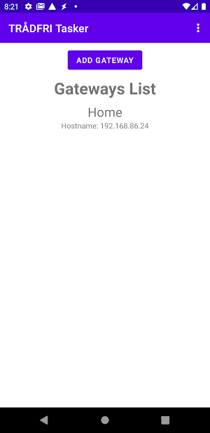 TRÅDFRI Tasker Plugin Screenshot 2