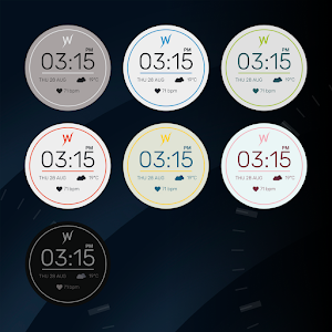 Whitespace Mono Watch Face Screenshot 2