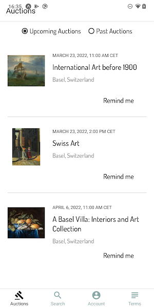 Beurret Bailly Widmer Bidding Screenshot 0
