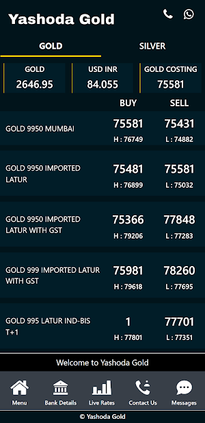 Yashoda Gold Screenshot 0