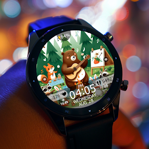 Key WF37 Funny Animals Watch Screenshot 1