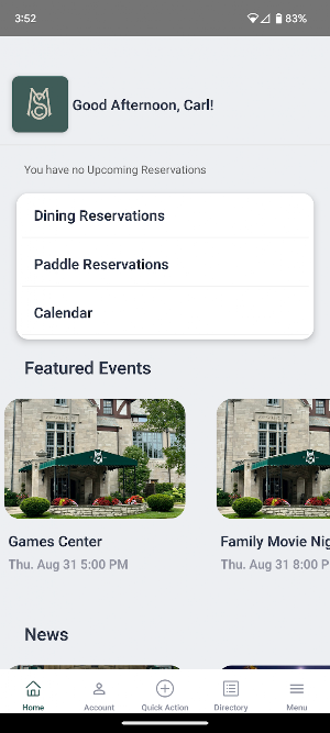 Michigan Shores Club Screenshot 1