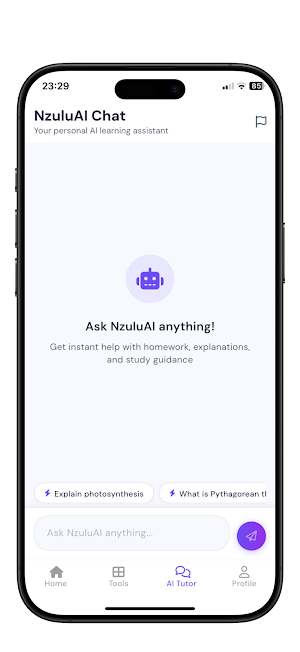 NzuluAi - Learning Companion Screenshot 2