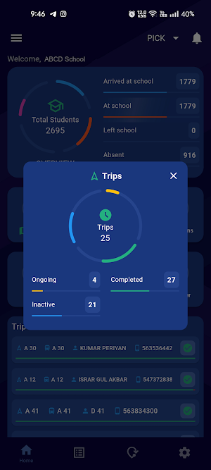 BigYellowBus Pro Admin Screenshot 1