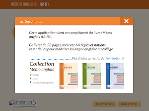 Mémo anglais A2-B1 Screenshot 2