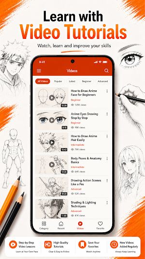 Anime Drawing App Screenshot 3
