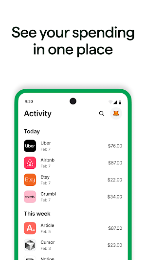 Link: a smarter wallet Screenshot 3