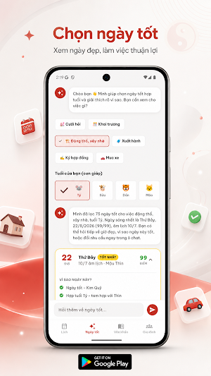 Lịch Việt Thuần - Lịch Âm Screenshot 2