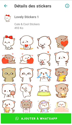 Mochi Cat Stickers - WASticker Screenshot 1