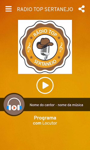 Radio Top Sertanejo Screenshot 1