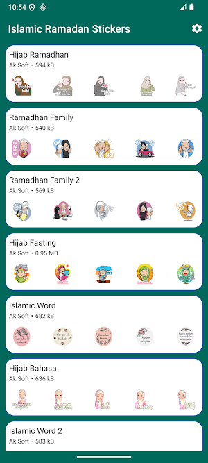 Islamic Ramadan Stickers Screenshot 1