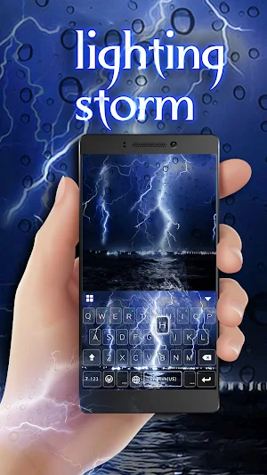 Lightingstorm Keyboard Theme Screenshot 2