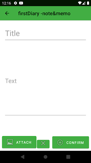 firstDiary -note&memo Screenshot 2