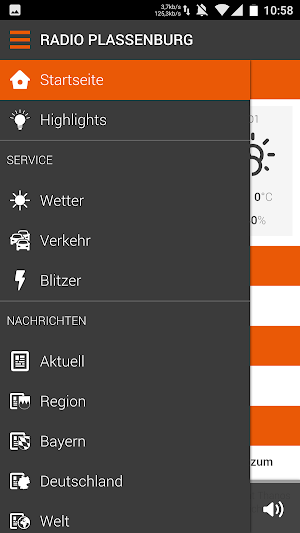Radio Plassenburg Screenshot 2