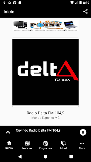 Rádio Delta FM 104,9 Screenshot 0